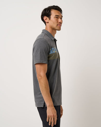 Midnight Train Polo Heather Black | Travis Mathew Trusted