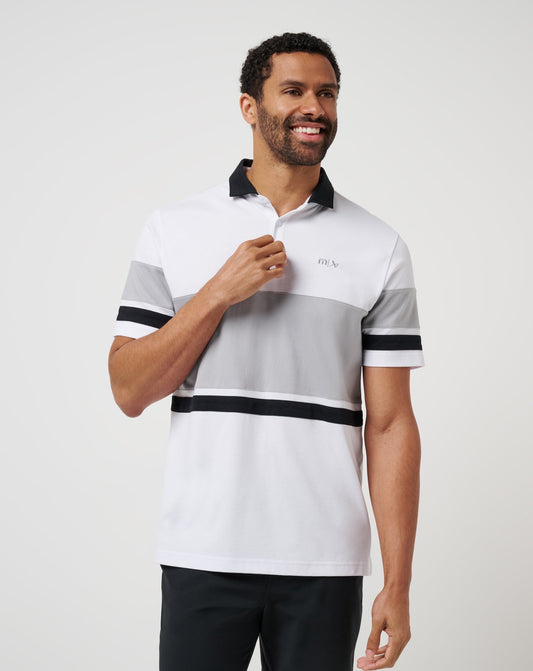 Body Check Polo White | Travis Mathew Quality