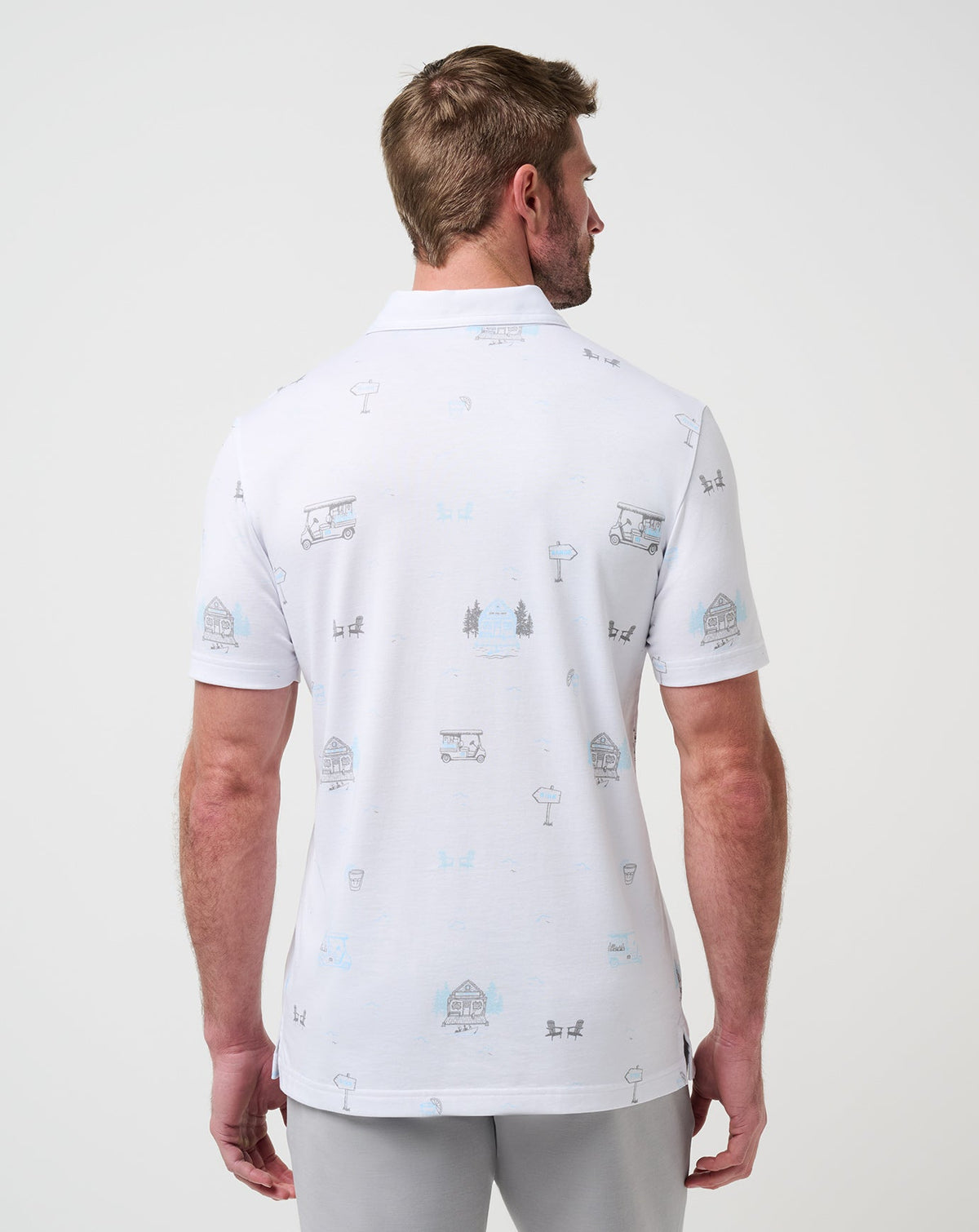 Snow Chance Polo White | Travis Mathew Popular