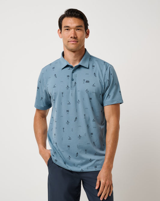 Wake Chaser Polo Captains Blue | Travis Mathew Customer Favorite