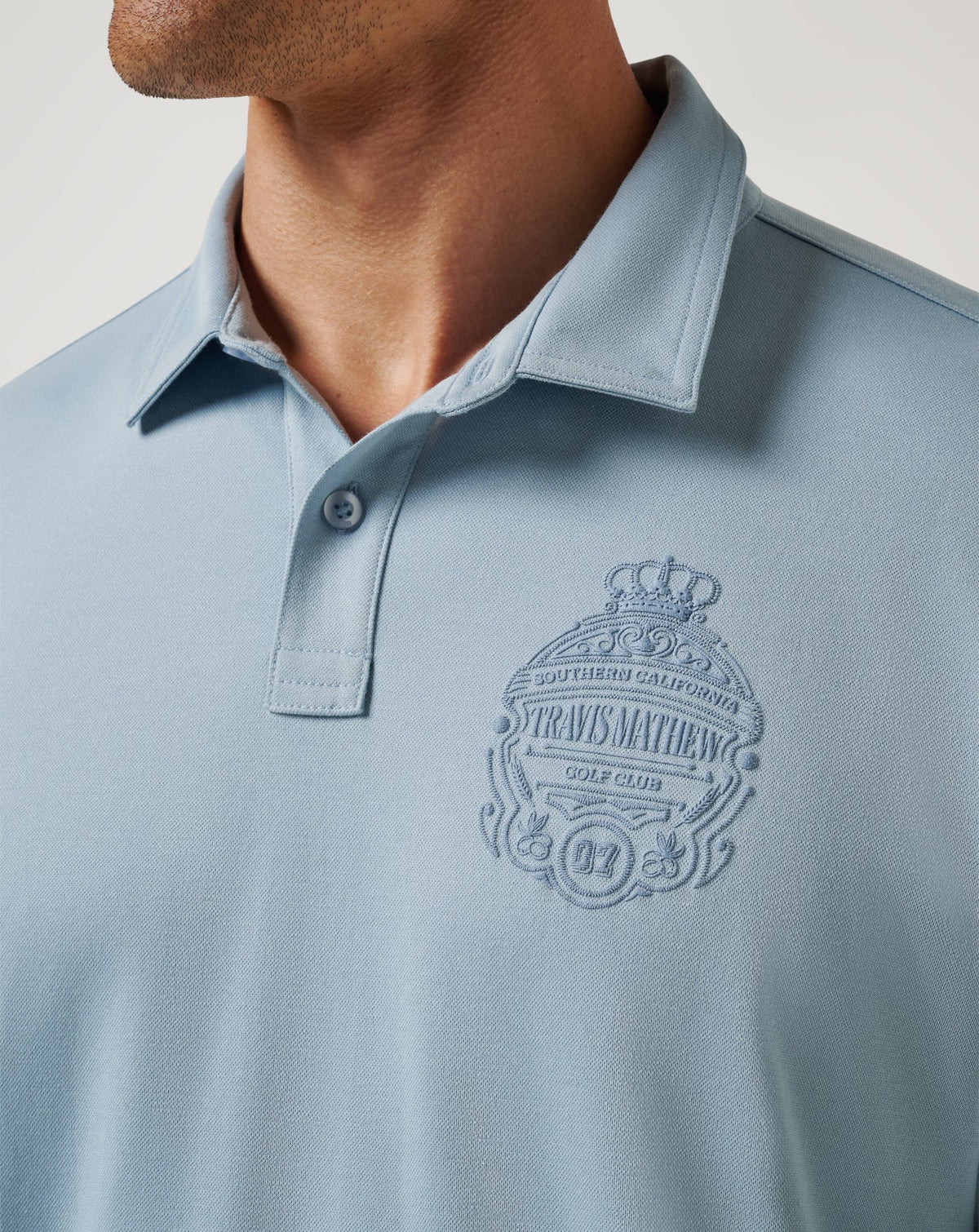 Best Choice Polo Dusty Blue | Travis Mathew Best Seller