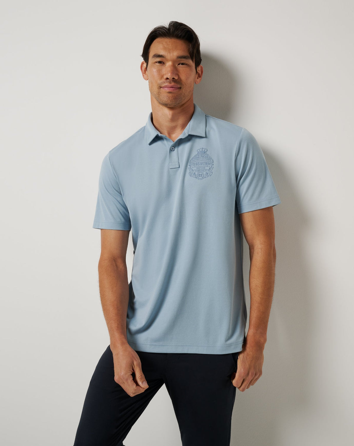 Best Choice Polo Dusty Blue | Travis Mathew Best Seller