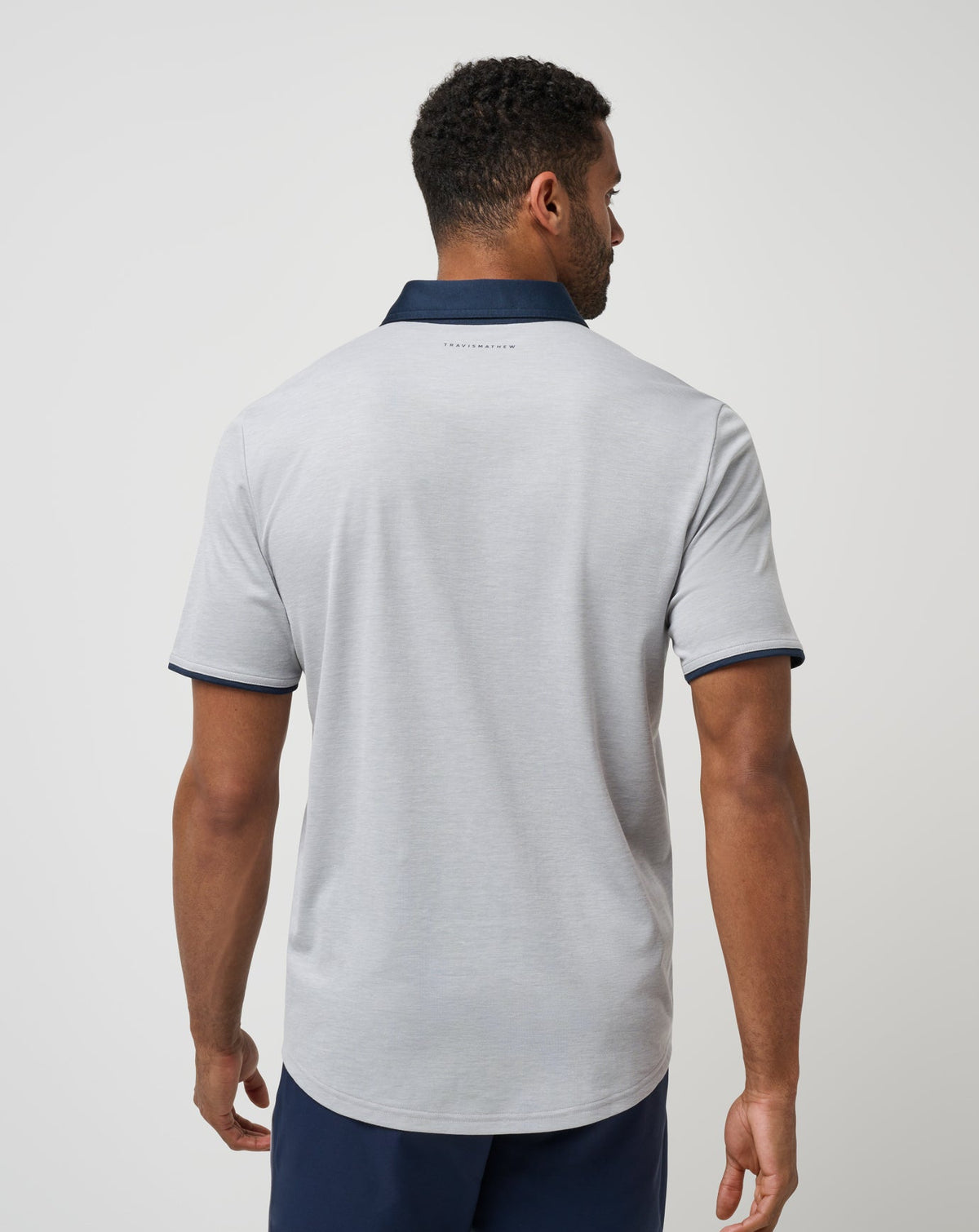 Home Game Polo Heather Light Grey | Travis Mathew Best Seller