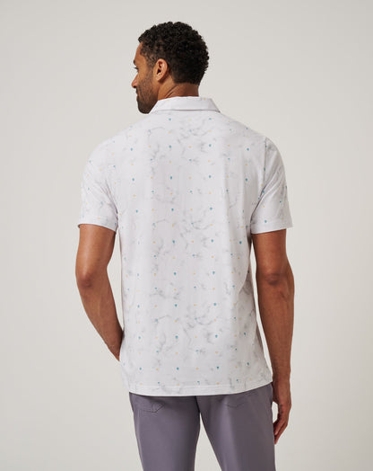 Beach Town Polo White | Travis Mathew Premium