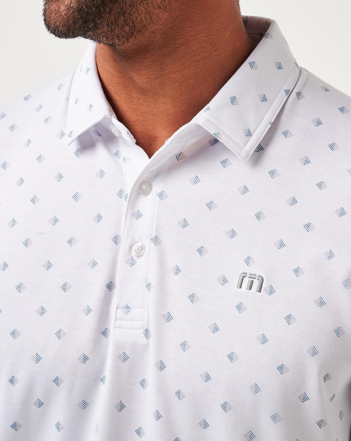 Saturday Night Stay Polo White | Travis Mathew Classic