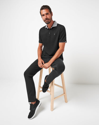 Reservation Number Polo Black | Travis Mathew Best Seller