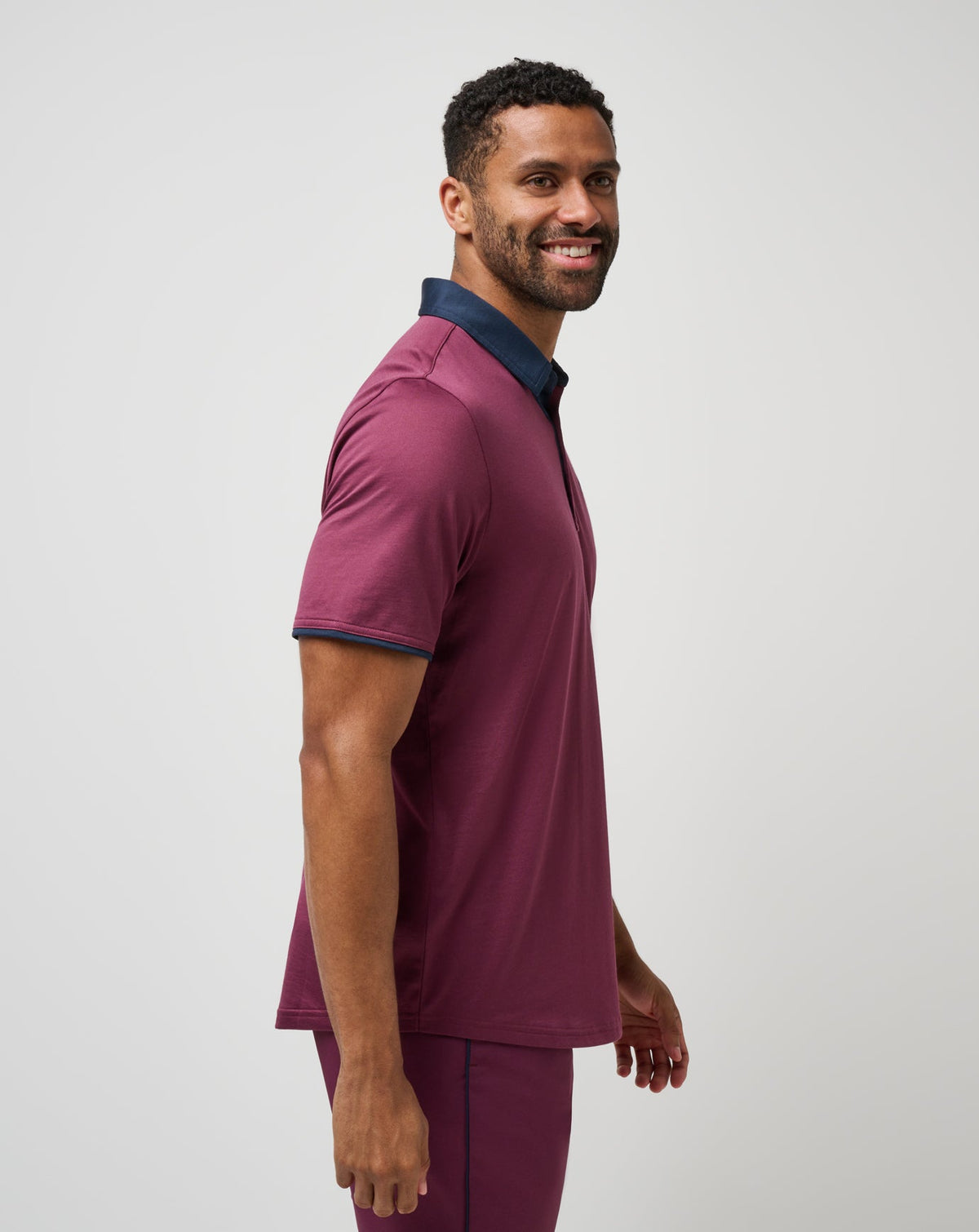 Home Game Polo Mauve Wine | Travis Mathew Best Price