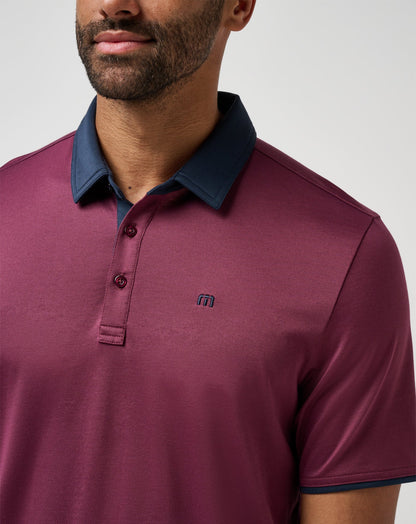 Home Game Polo Mauve Wine | Travis Mathew Best Price