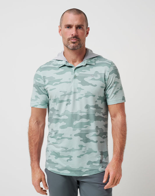 Featherweight Stealth Polo Gray Mist | Travis Mathew Latest