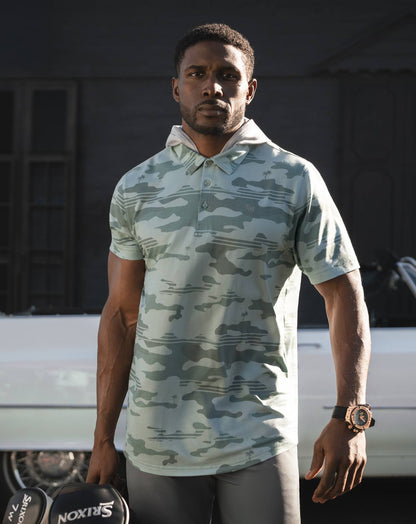 Featherweight Stealth Polo Gray Mist | Travis Mathew Latest