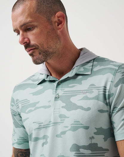 Featherweight Stealth Polo Gray Mist | Travis Mathew Latest