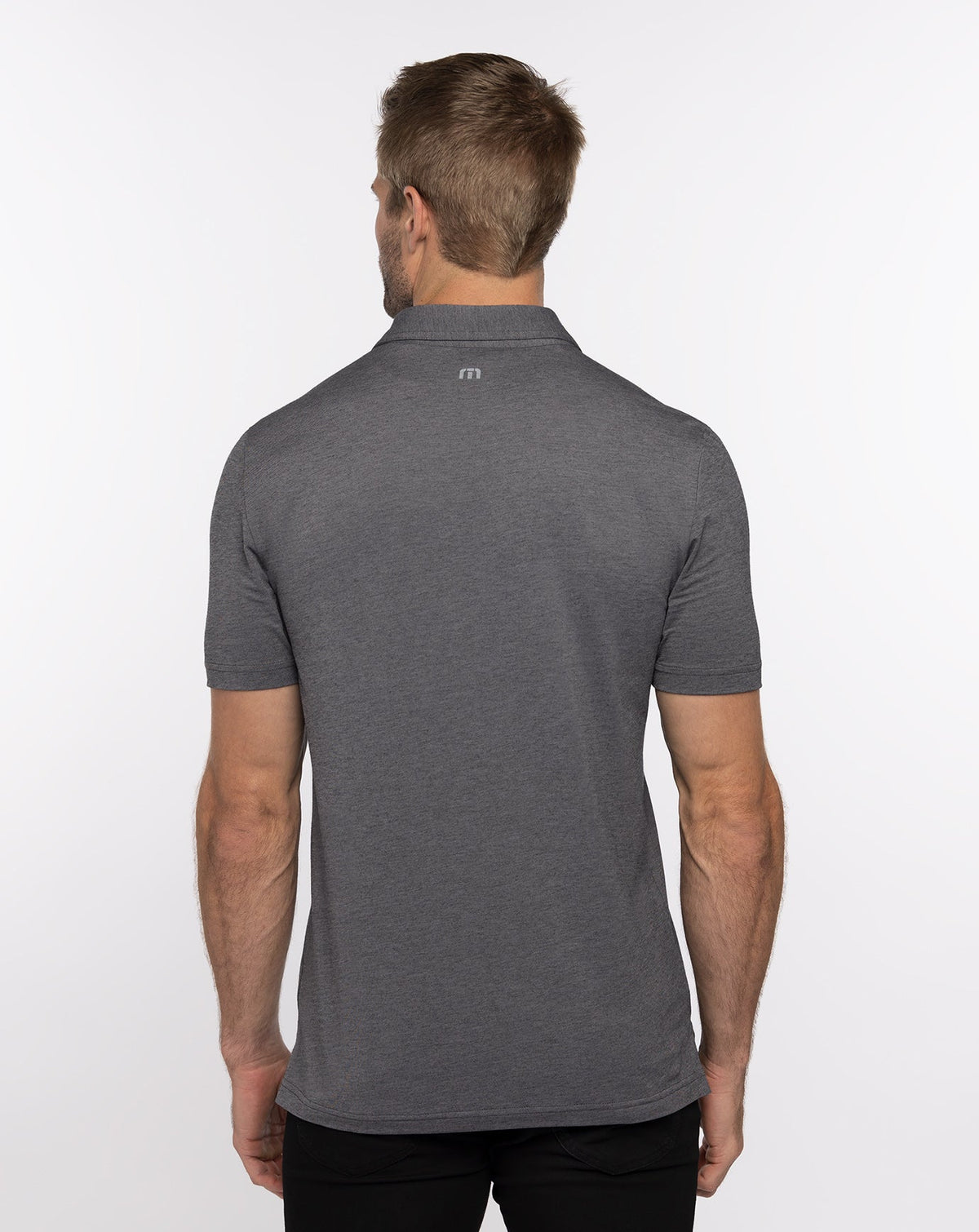 Endless Horizon Polo Heather Dark Grey | Travis Mathew Great Value
