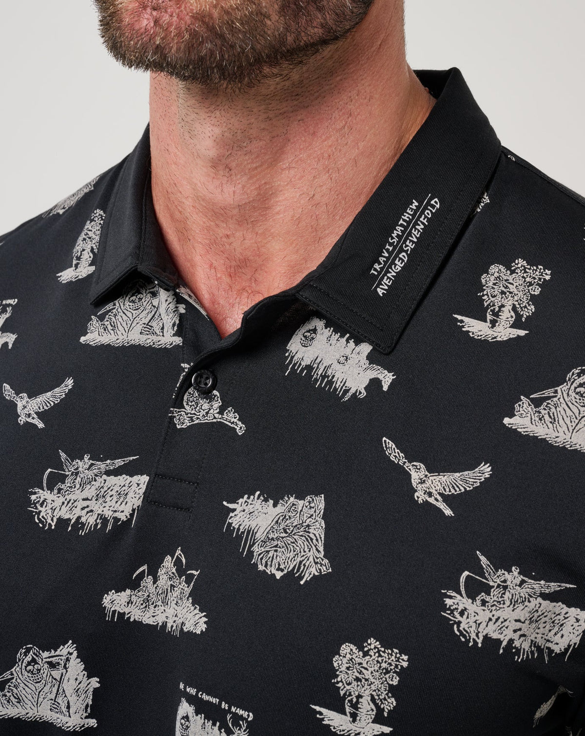 City Of Evil Polo Black | Travis Mathew Discount