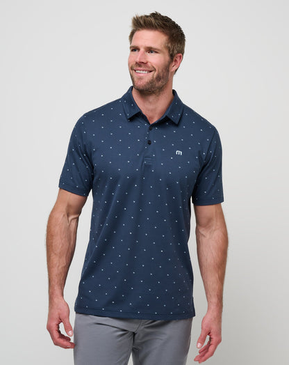 On The Screws Polo Total Eclipse | Travis Mathew Best Price