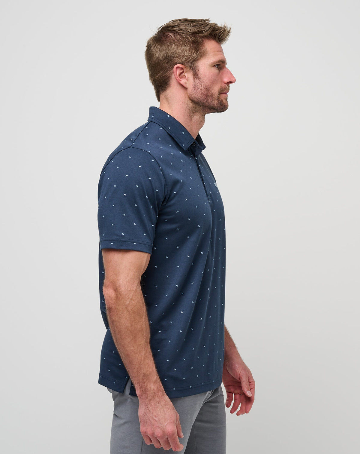 On The Screws Polo Total Eclipse | Travis Mathew Best Price