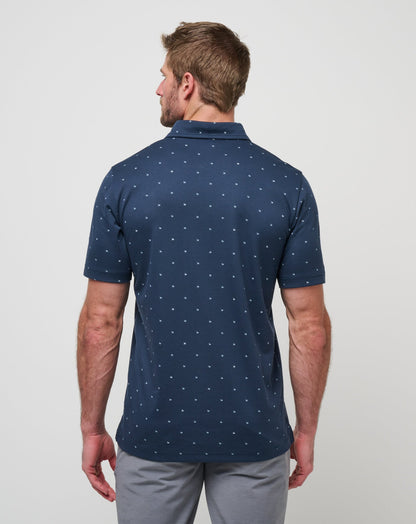 On The Screws Polo Total Eclipse | Travis Mathew Best Price