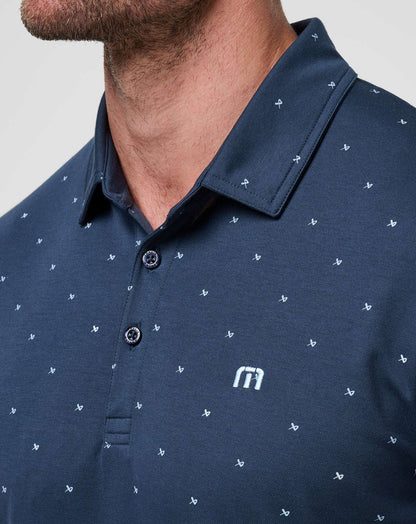 On The Screws Polo Total Eclipse | Travis Mathew Best Price
