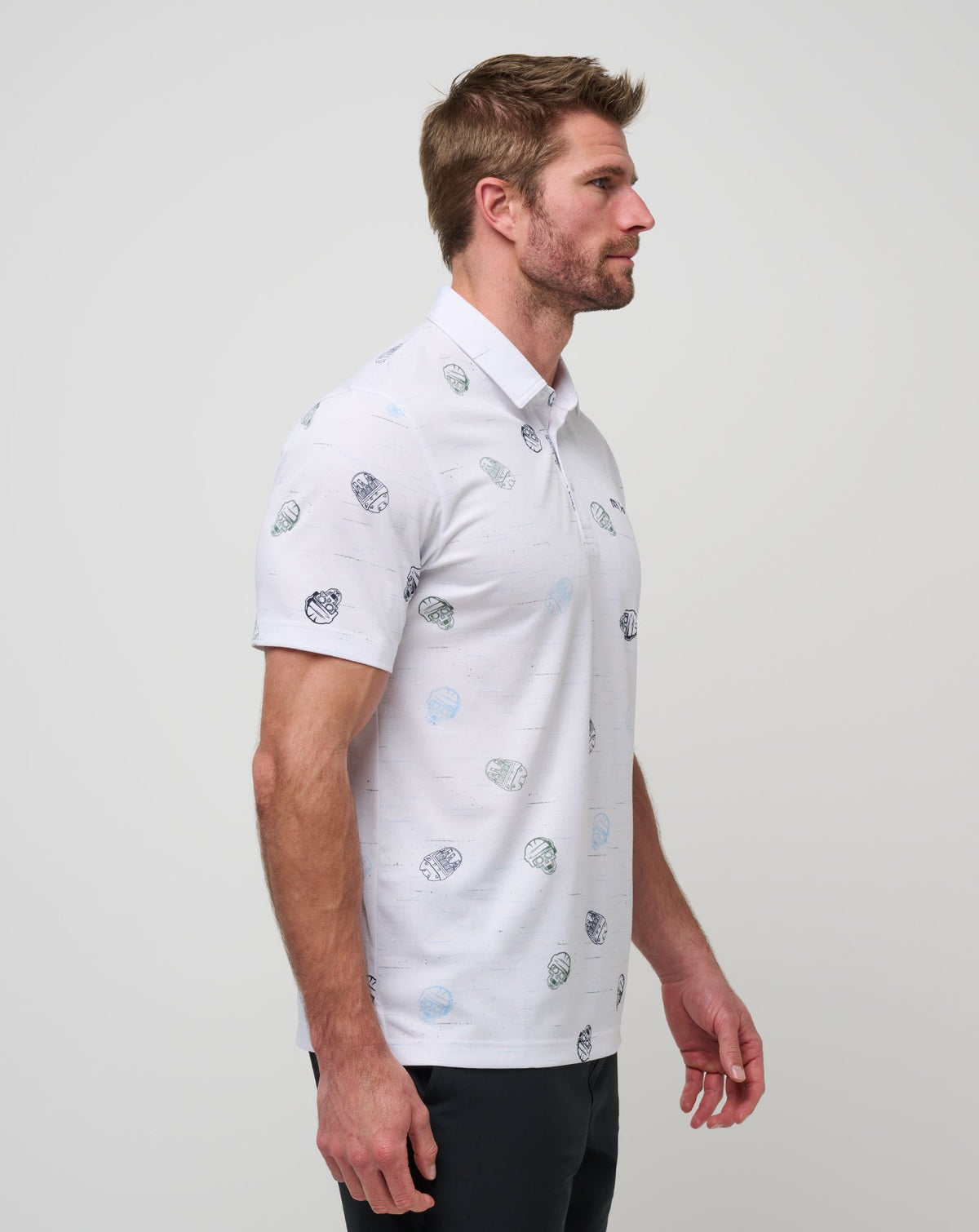 Mitts Off Polo White | Travis Mathew Best Seller