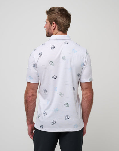 Mitts Off Polo White | Travis Mathew Best Seller