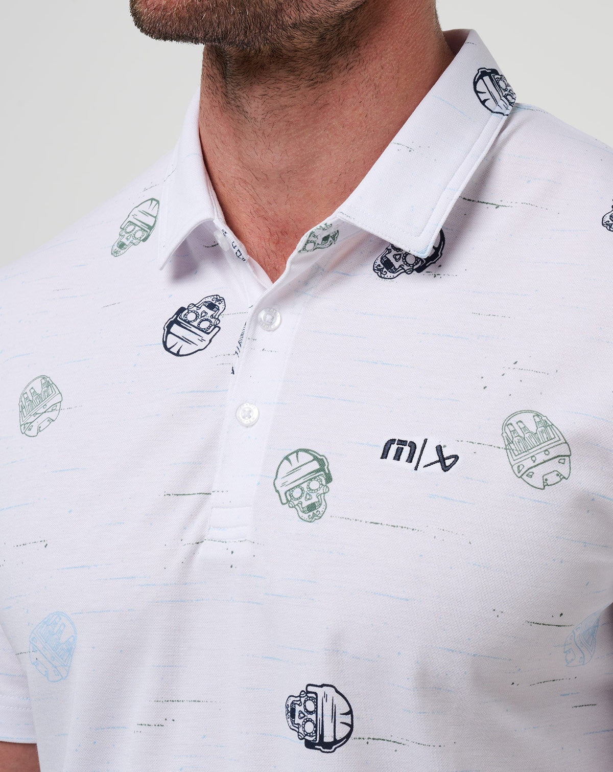 Mitts Off Polo White | Travis Mathew Best Seller