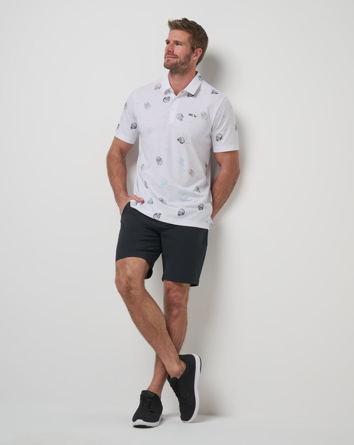 Mitts Off Polo White | Travis Mathew Best Seller