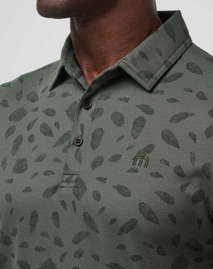 Magma Melt Polo Dark Olive | Travis Mathew Discount