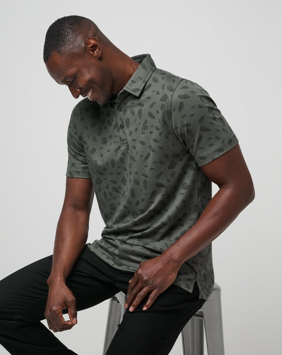 Magma Melt Polo Dark Olive | Travis Mathew Discount