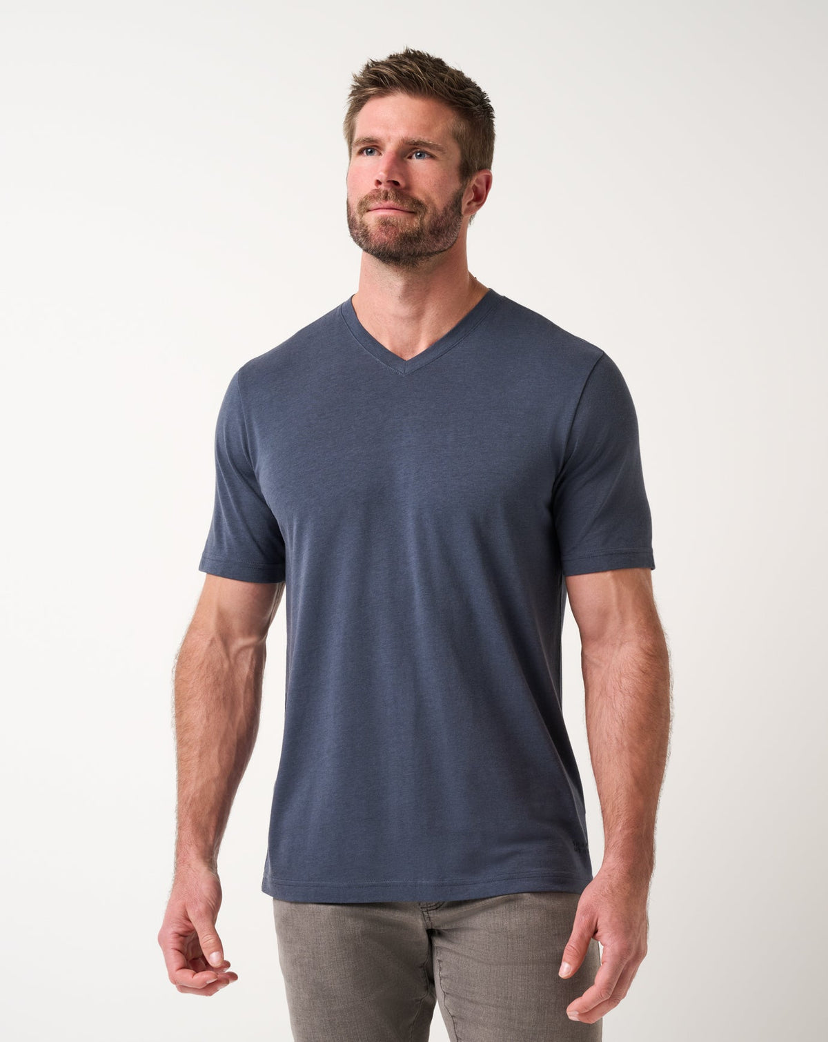 Cloud V-Neck Tee Blue Nights | Travis Mathew Sale