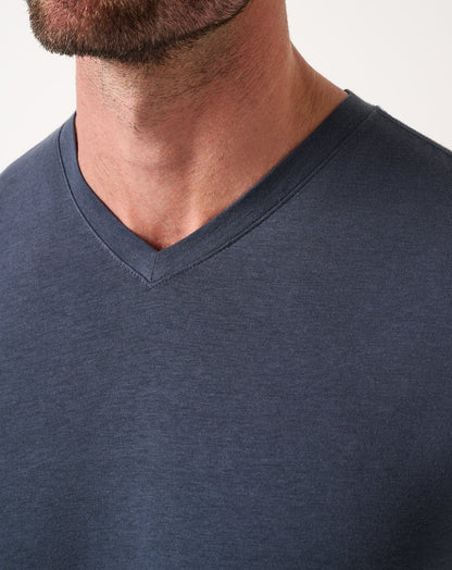 Cloud V-Neck Tee Blue Nights | Travis Mathew Sale