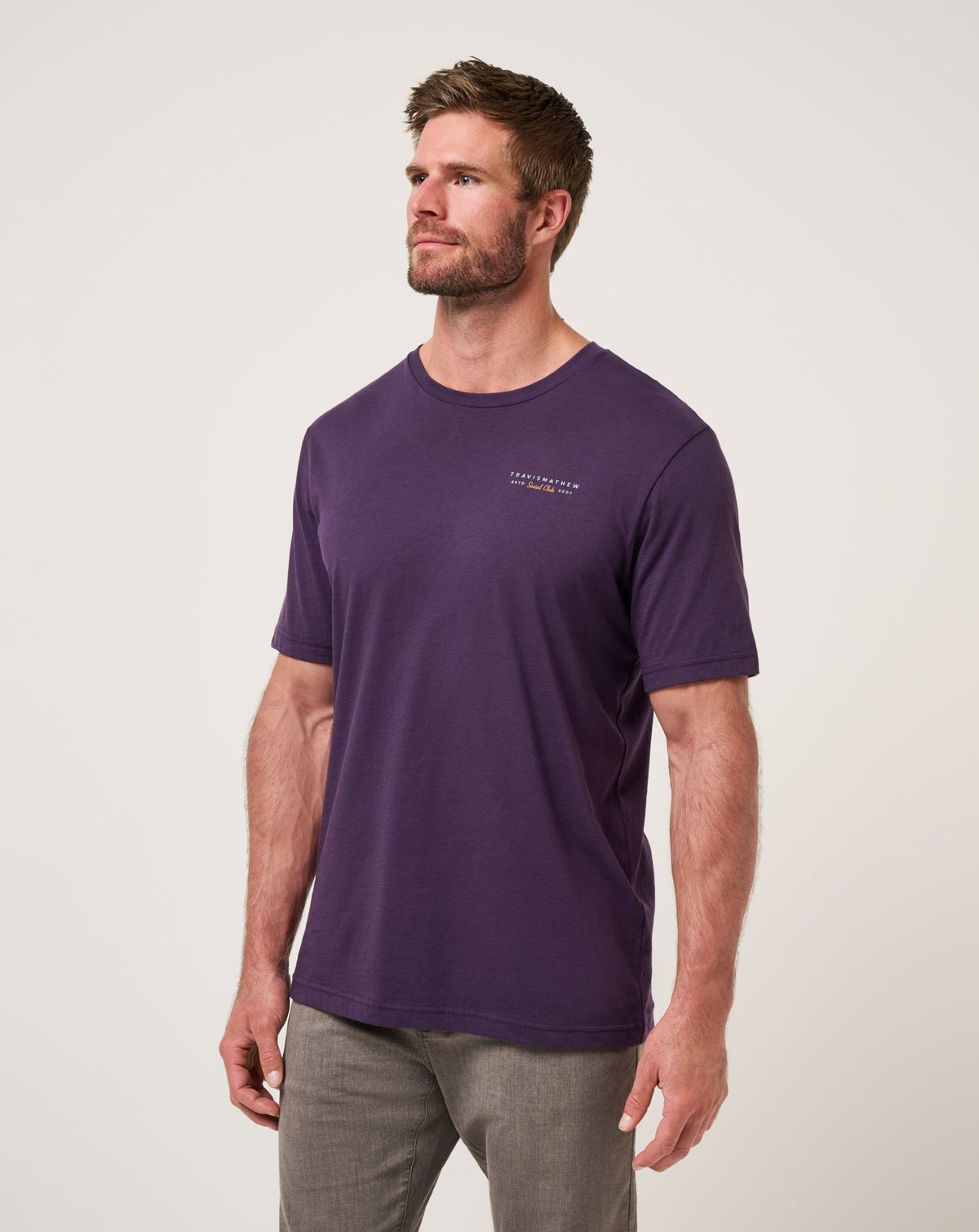 Social Hour Tee Purple Velvet | Travis Mathew Trusted