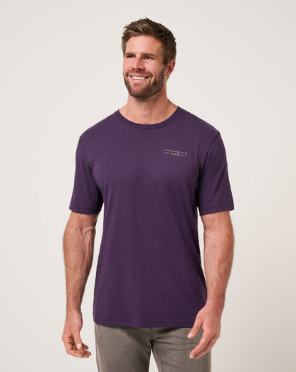 Social Hour Tee Purple Velvet | Travis Mathew Trusted