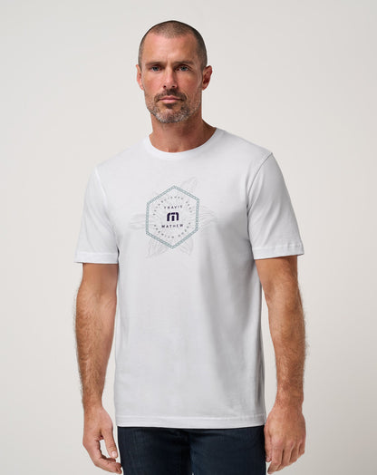 Money Talks Tee White | Travis Mathew Smart Buy