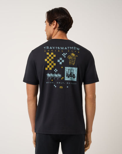 Beverage Cart Tee Black | Travis Mathew Great Value