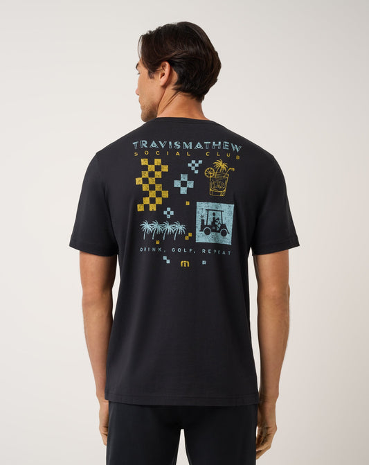 Beverage Cart Tee Black | Travis Mathew Great Value