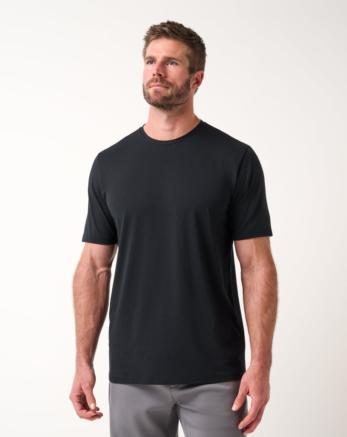 Performance Jersey Tee Black | Travis Mathew Classic