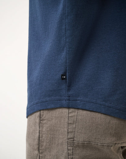 Cloud Henley Tee Total Eclipse | Travis Mathew Quality