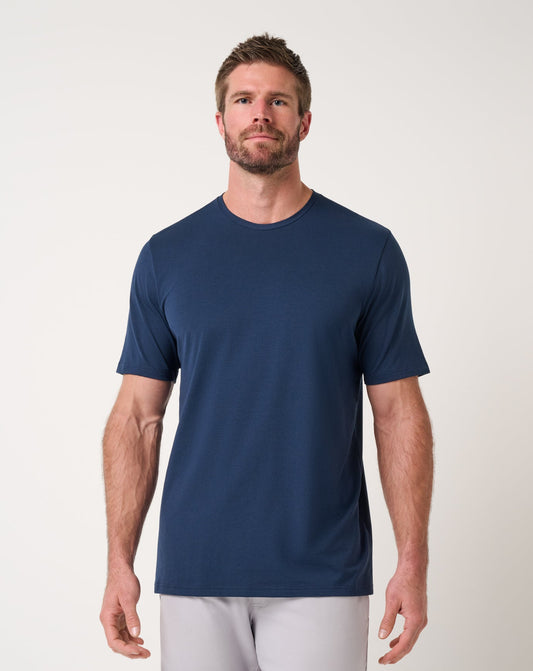Performance Jersey Tee Total Eclipse | Travis Mathew Smart Buy