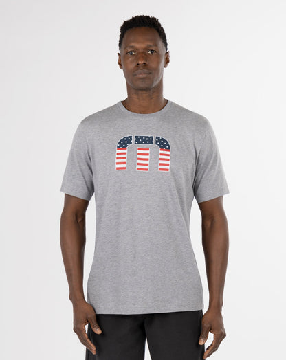 Star Bright Tee Heather Grey | Travis Mathew Signature