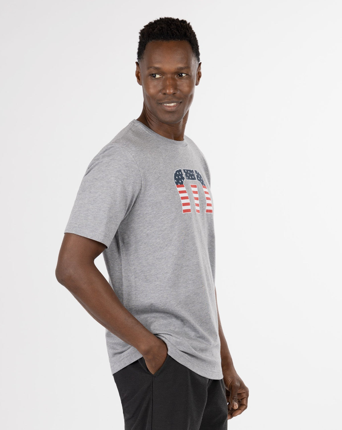 Star Bright Tee Heather Grey | Travis Mathew Signature