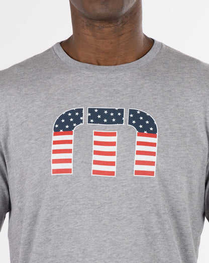 Star Bright Tee Heather Grey | Travis Mathew Signature