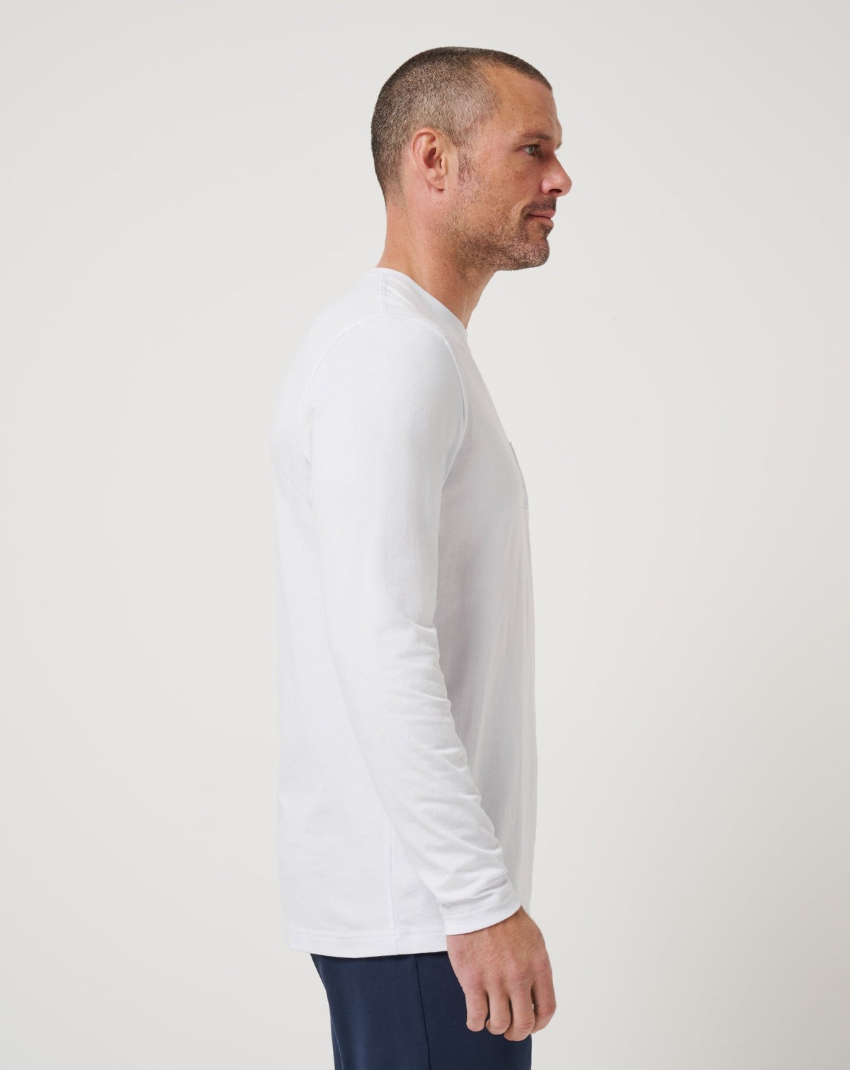 Reef Stop Long Sleeve Tee White | Travis Mathew Hot Sale