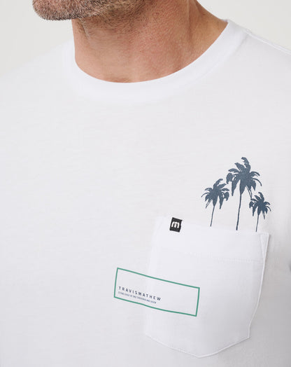 Reef Stop Long Sleeve Tee White | Travis Mathew Hot Sale