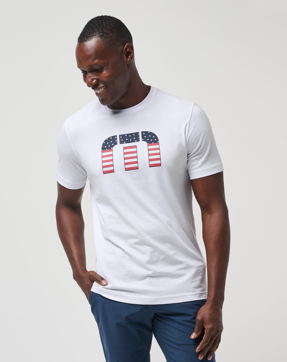 Star Bright Tee White | Travis Mathew Smart Buy