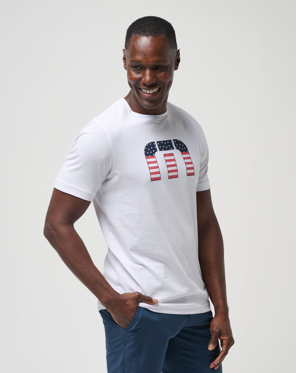 Star Bright Tee White | Travis Mathew Smart Buy