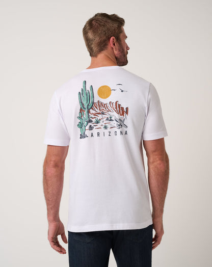 Mesa Views Tee White | Travis Mathew Special Offer
