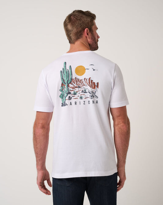 Mesa Views Tee White | Travis Mathew Special Offer