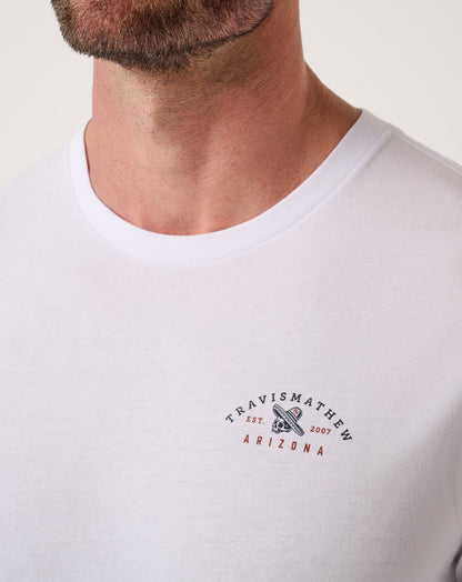 Mesa Views Tee White | Travis Mathew Special Offer