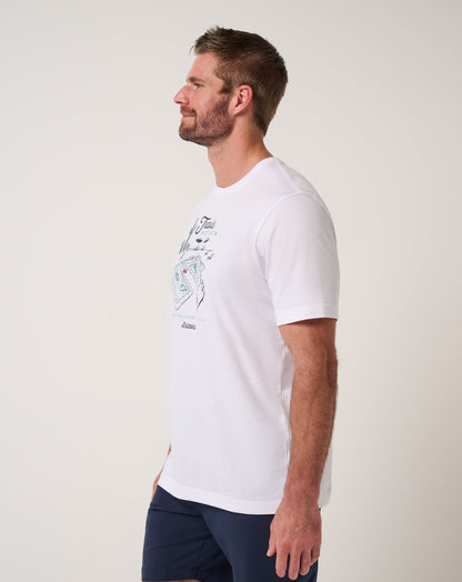 Summer Survival Tee White | Travis Mathew New