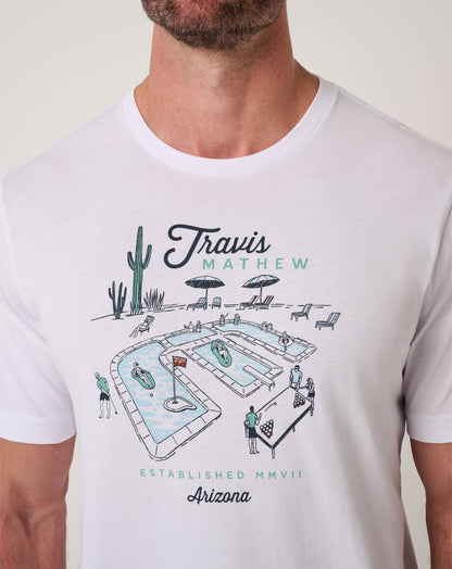 Summer Survival Tee White | Travis Mathew New