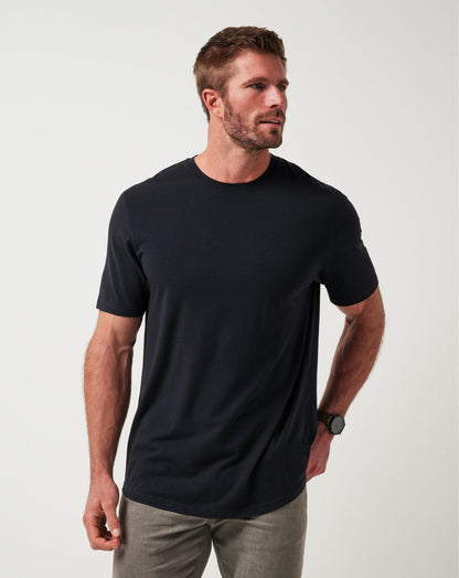 Cloud Crew Tee Black | Travis Mathew Customer Favorite